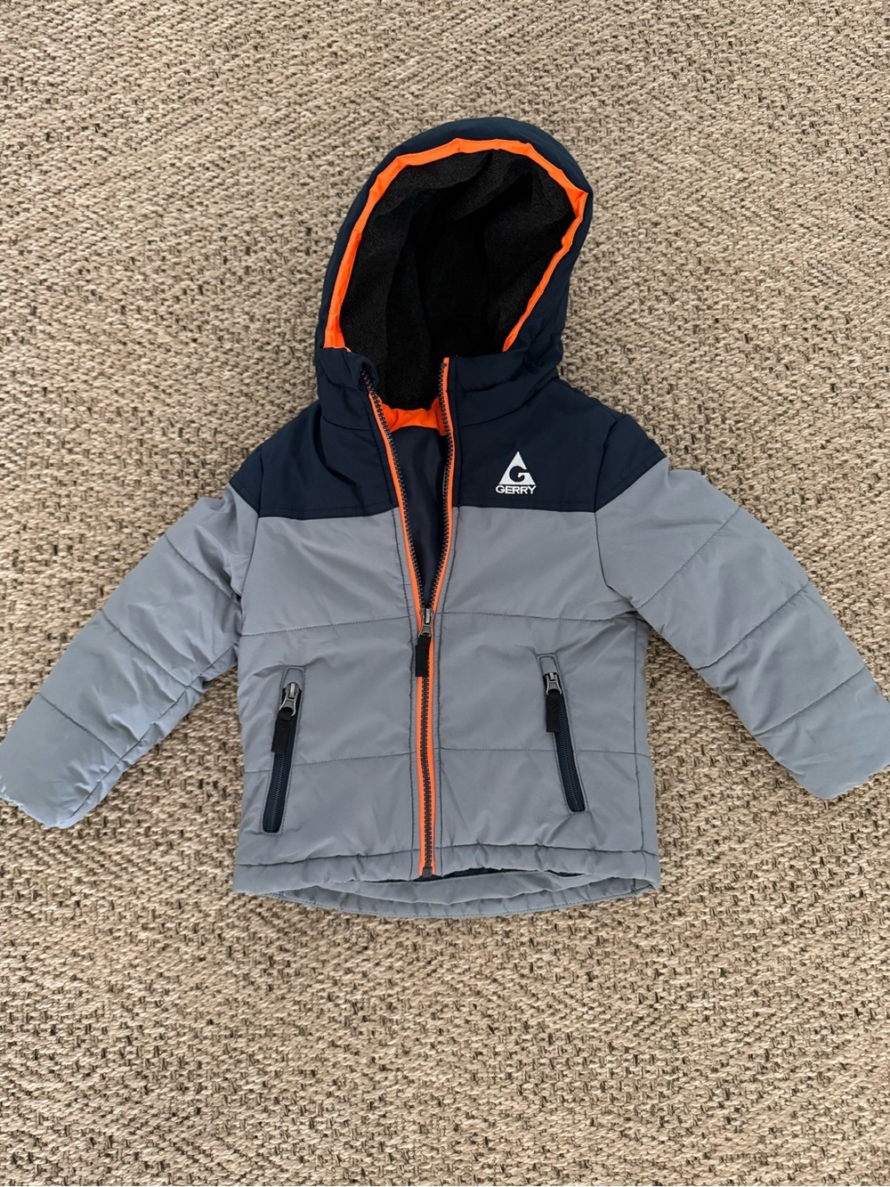 Gerry Weber Navy and Orange Puffer Jacket